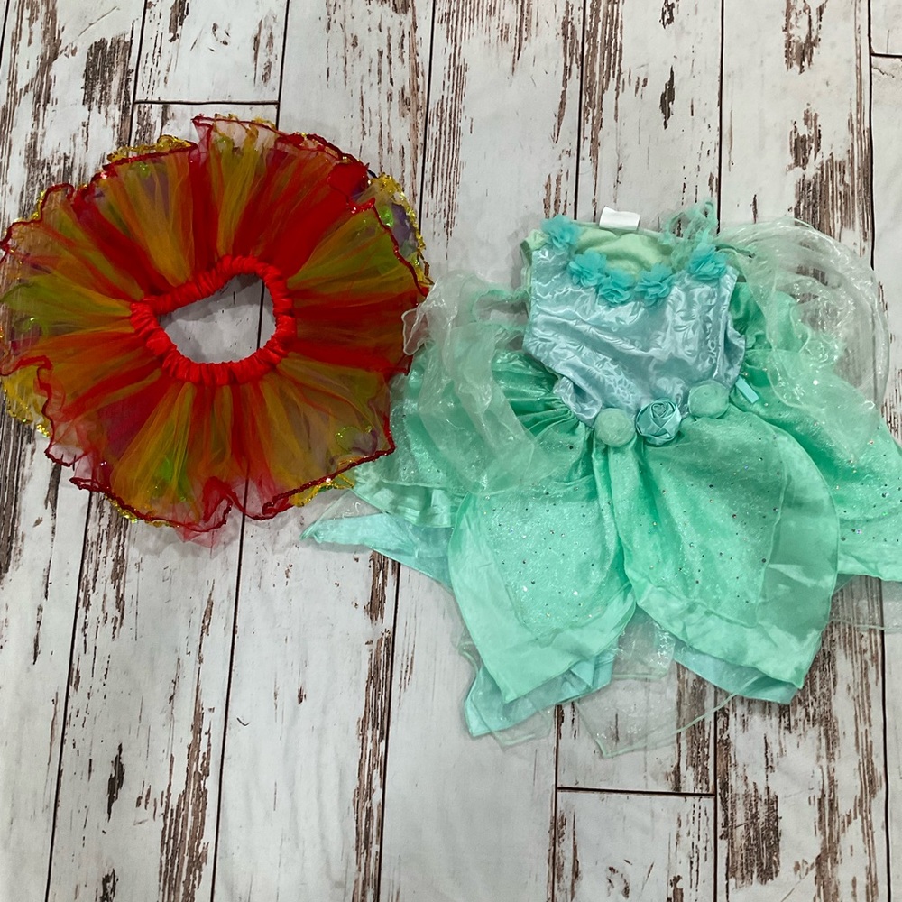 RAINBOW TUTU &‎ TEETOT & CO FAIRY COSTUME